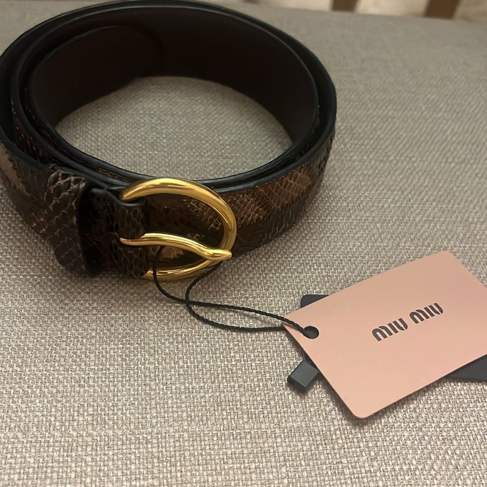 miu miu belt size 80